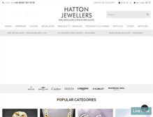 Tablet Screenshot of hatton-jewellers.com